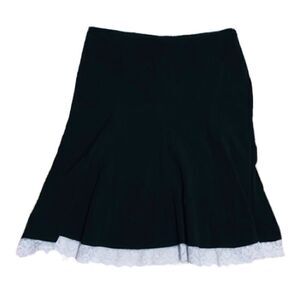 Forever 21 black swing skirt size L